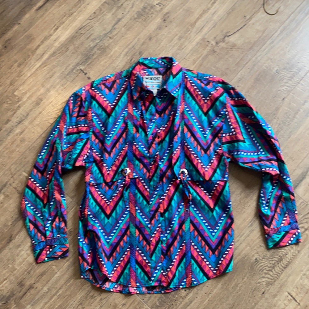 Vintage Wrangler western style button down